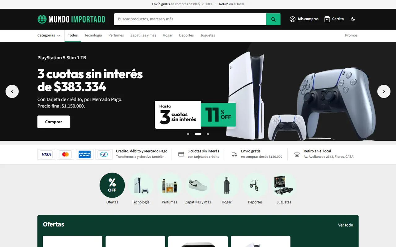 Portada de la demo de importados